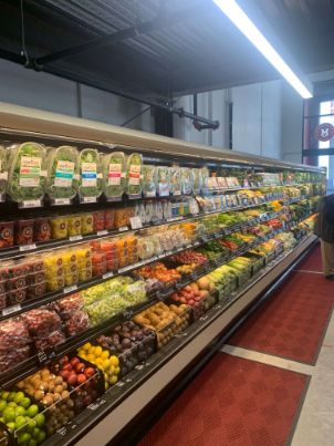 Commercial Refrigeration Hussman Display case installed in San Francisco CA Supermarket